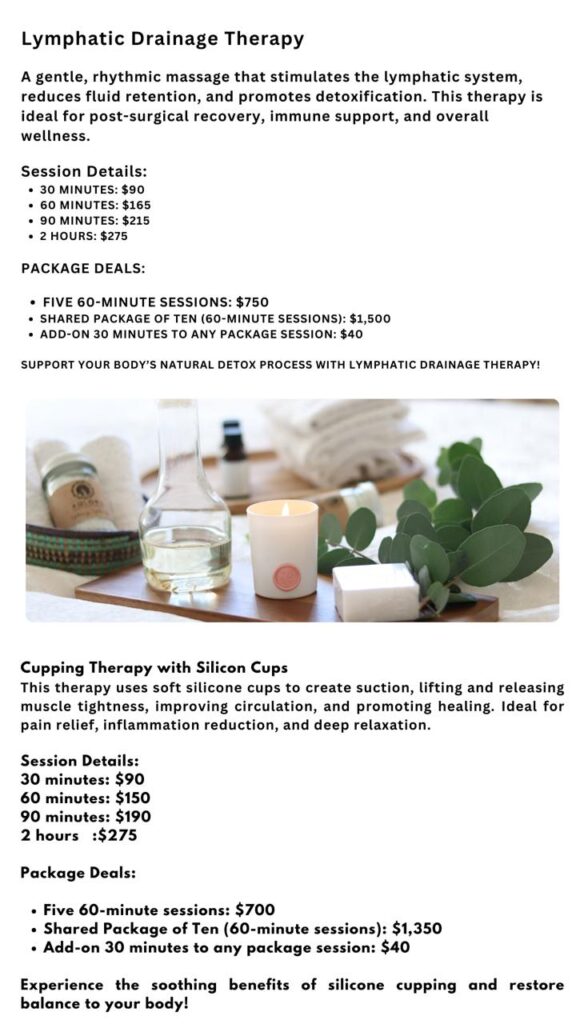 lymphatic drainage cupping